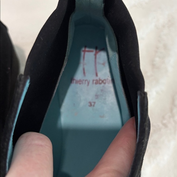 Thierry Rabotin Elegant Black suede shoes 37 - Picture 2 of 6